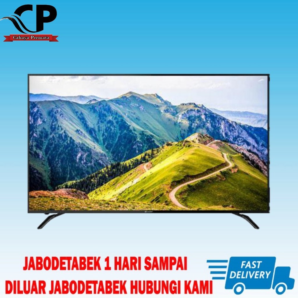 PROMO LED SHARP 4T-C60AL1X 60 INCH AQUOS UHD 4K SMART TV ANDROID