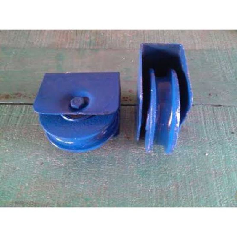 Roda cor biasa / roda pagar rumah / roda pintu tralis / roda pagar murah