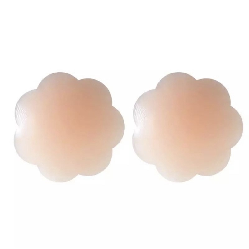 Nipple Cover Silicone Pad Penutup Puting Bulat dan Bunga