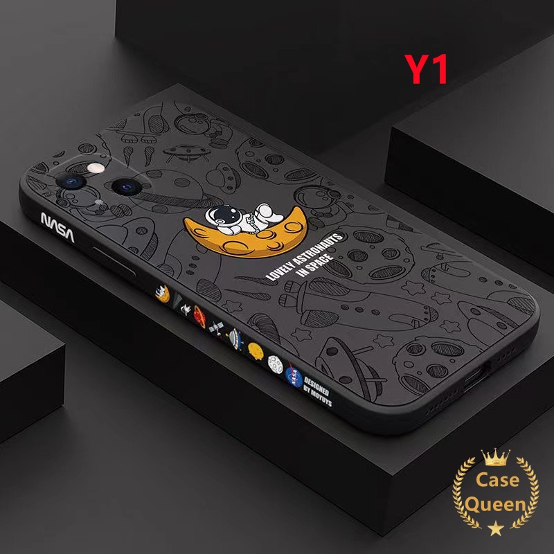 Soft Case Tpu Motif Nasa Cover Iphone 6 6s 7 8 Plus 11 13 12 Pro Max Xr Se 2020 X Xs Max