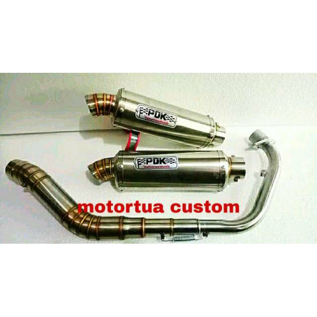 Knalpot racing trioval  pnp TIGER MEGAPRO GL CB