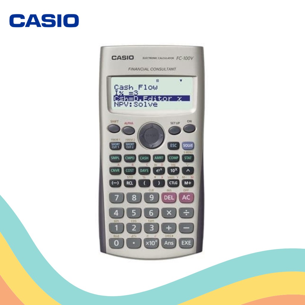 

SALE…!!! KALKULATOR CASIO FC-100V (1 PCS)