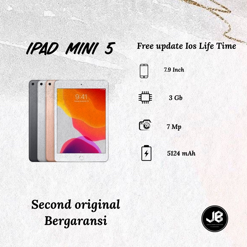 Ipad mini Gen 5 64Gb Second Original