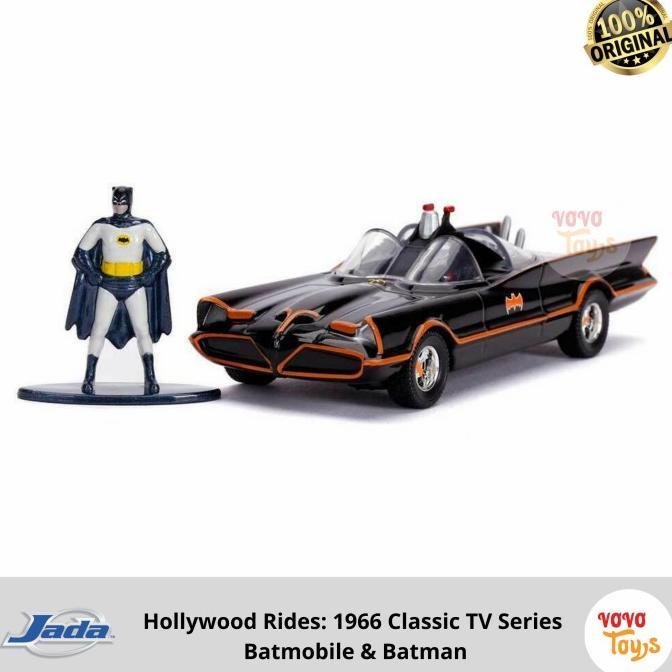 Jada 1/32 Classic Tv Series Batmobile Batman Figure Dc Comics