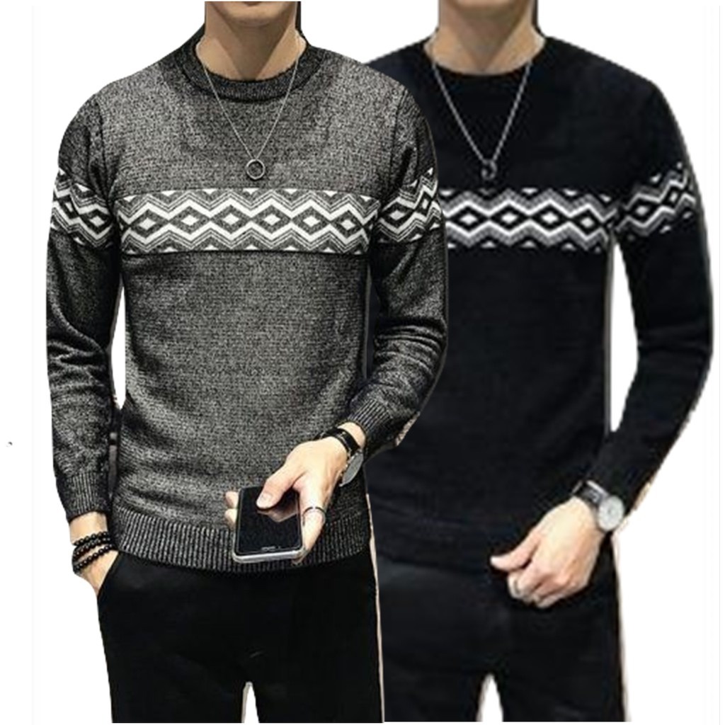 SWEATER PRIA SWEATER RAJUT OVAL TERKINI