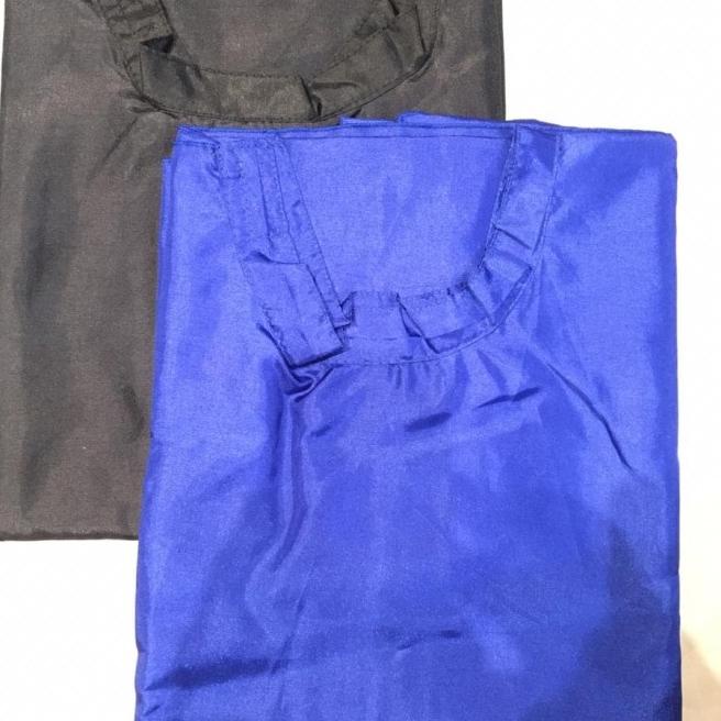 ❀ Kain Kep / Kip / Apron / Gunting Rambut Salon Barber Bahan Kain Licin - Hitam ➣