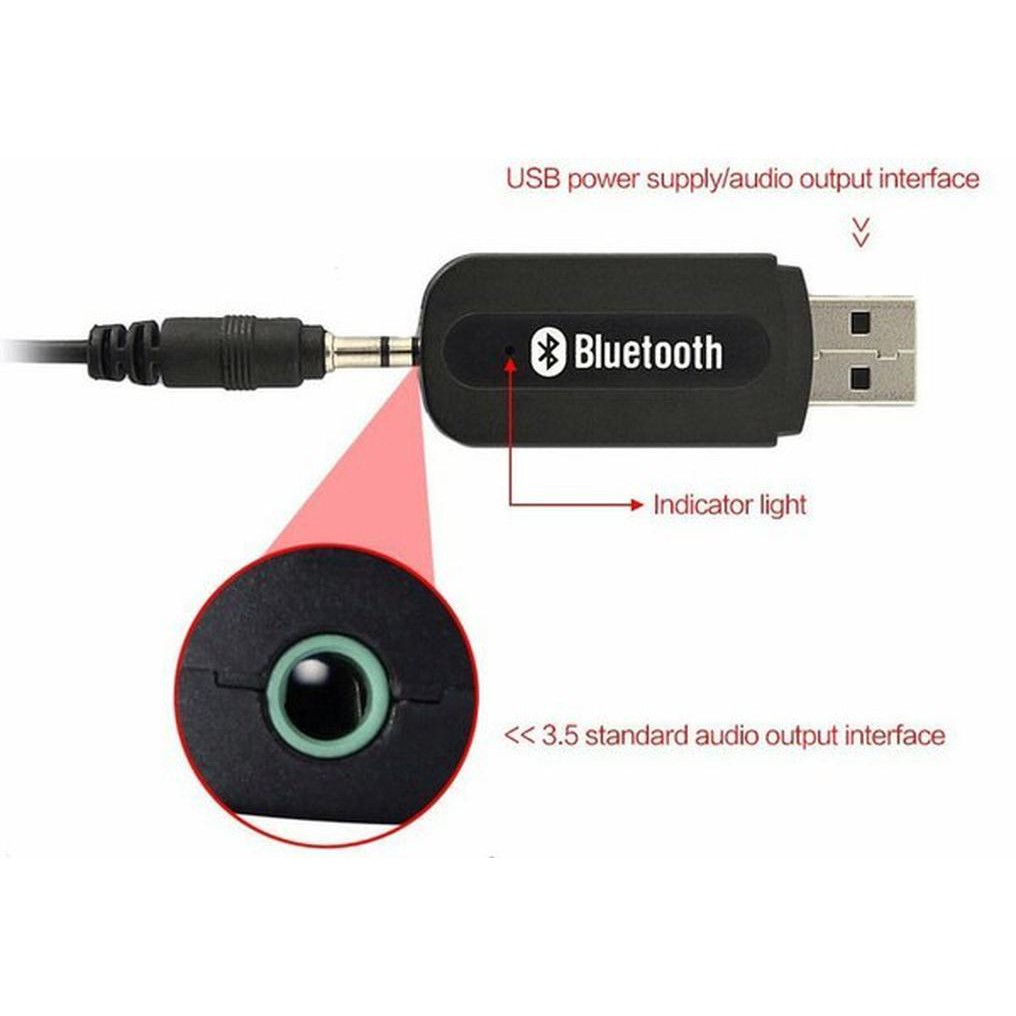 Wireless Bluetooth Receiver Audio Mobil perkakas