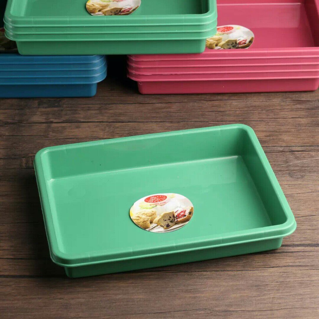 (Termurah) Aneka Perabot - Nampan Plastik Segi 4 Bisa Cod