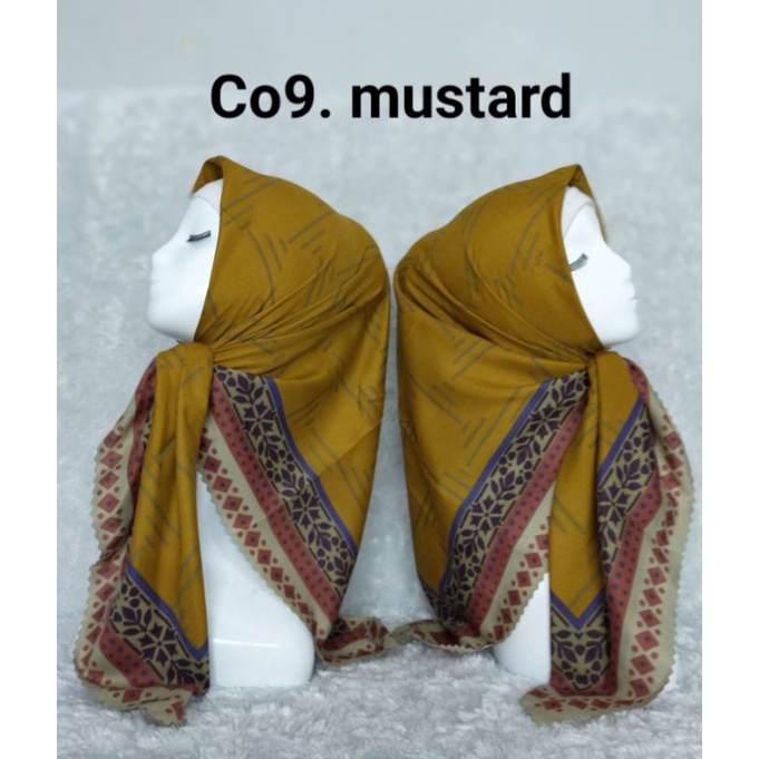 kerudung segi empat, pilih warna pilih motif-Co9