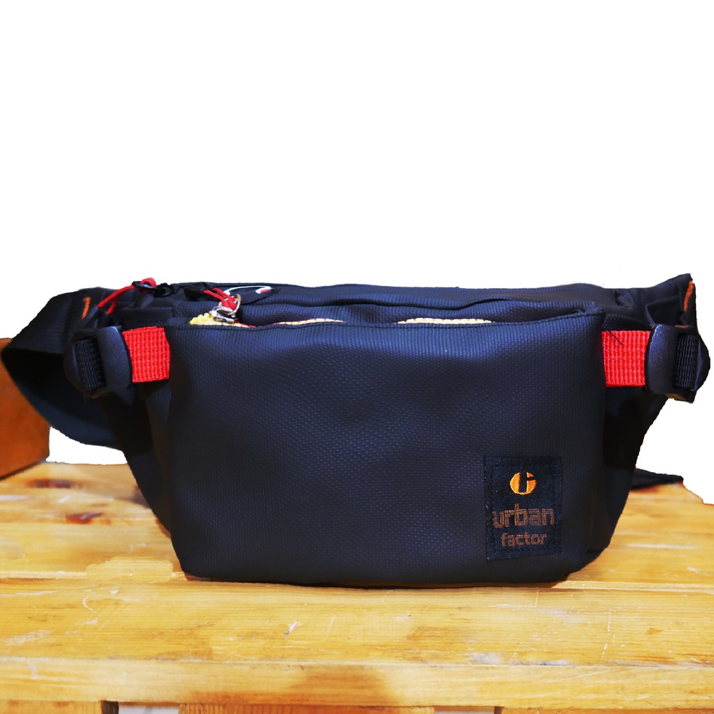 COLOMBANO NAVY |ManNeedMe x URBAN| Tas Selempang Pria Tas Pinggang Waist Bag ORIGINAL