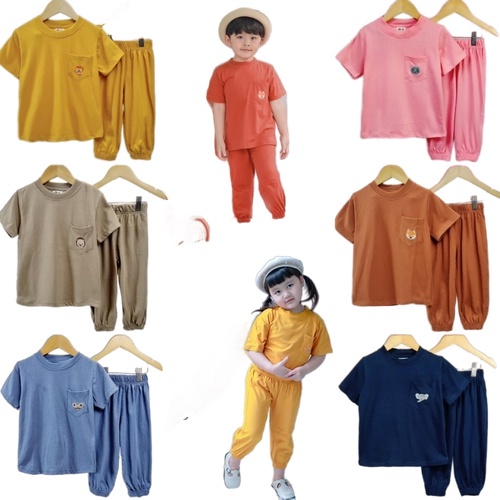 ZASKIYA - SET JOJO UNISEX ANAK / SETELAN JOGGER ANAK - SETELAN ANAK SMILEE JOJO USIA 1-6 TAHUN