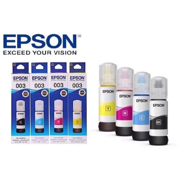 PAKET TINTA EPSON 003 BLACK CYAN MAGENTA YELLOW