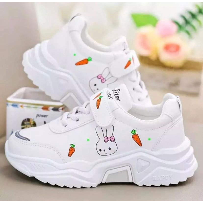 Sepatu Sneakers Ringan Anak Lakilaki Perempuan Rabbit Love