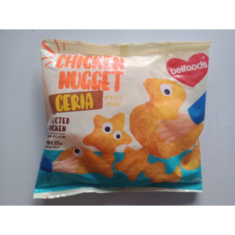 

Belfoods Nuget Ceria 170g | Nuget Enak Favorite anak