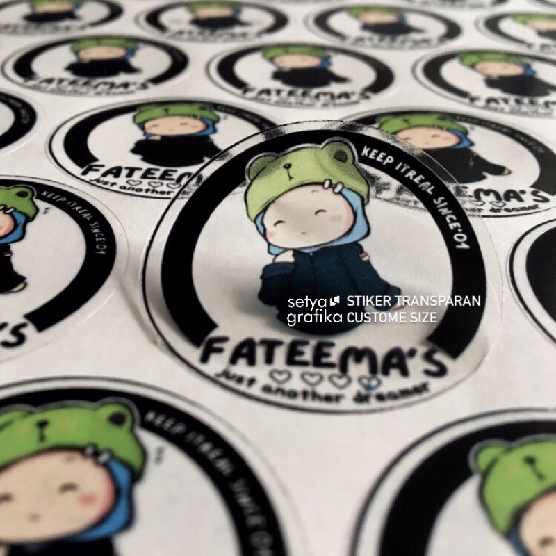 

Stiker Transparan Cutting