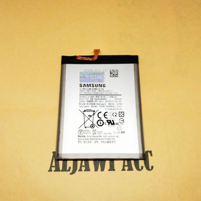 Baterai Batre Battery Samsung Galaxy A20 / A30 / A50 EB-BA505ABU Original Battery Hp