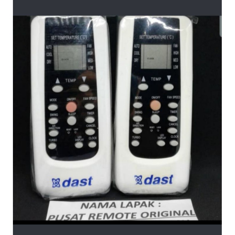 REMOTE REMOT AC DAST R101/BGCE ORIGINAL ASLI