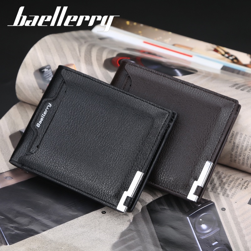 BAELLERRY D9181 Dompet Pria Bahan Kulit PU Leather Premium WATCHKITE BAEOS-6