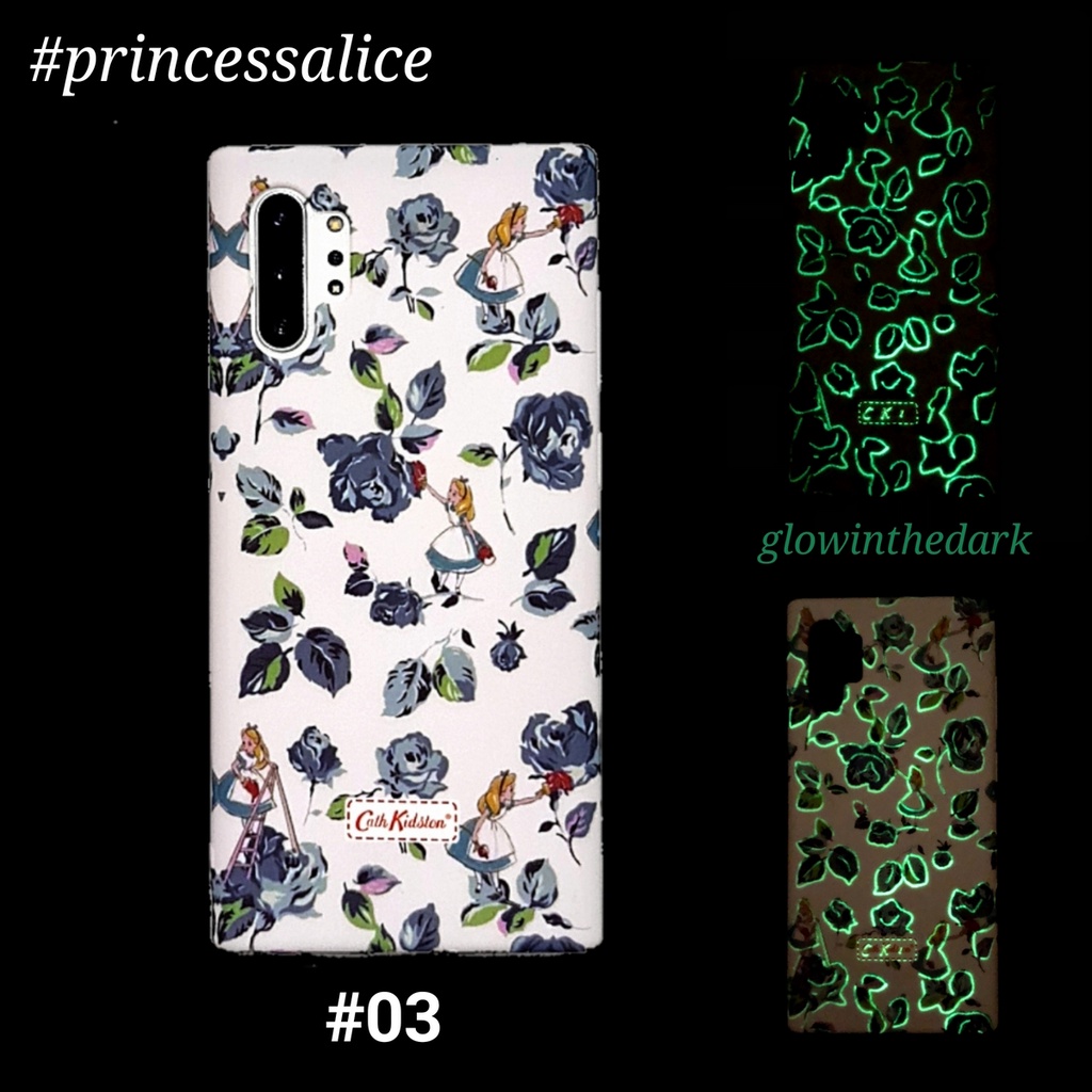 OPPO F1 F1 PLUS R9 F1S A59 F3 A77 F5 F5 YOUTH F7 F9 F11 F11 PRO - D.SNEY CK FLOWER Soft Case Glow In The Dark