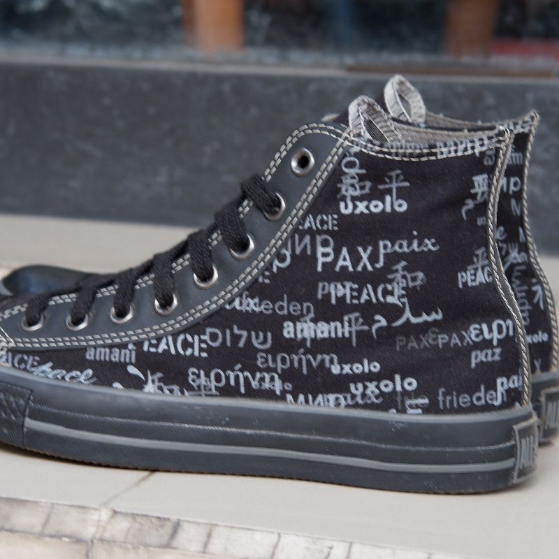 Converse Chuck Taylor Hi x John Lennon Imagine Peace Project Black