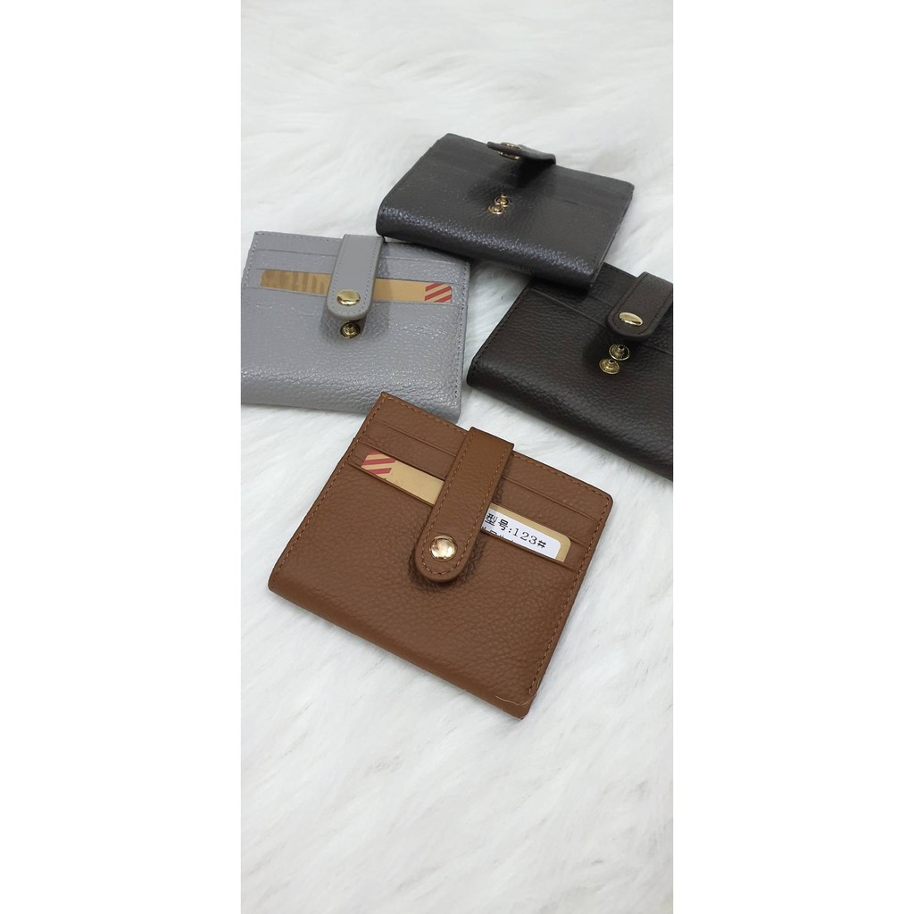 dompet kartu fashion kulit card holder wallet genuine leather caela