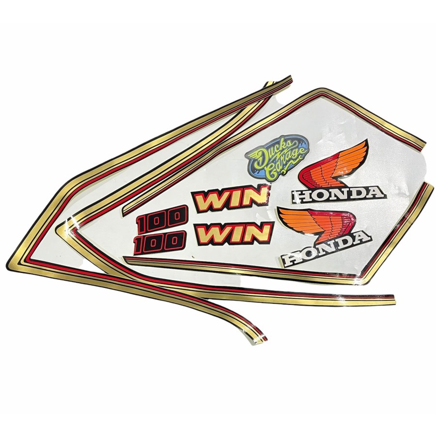 striping sticker stiker list body honda win 100 Federal series