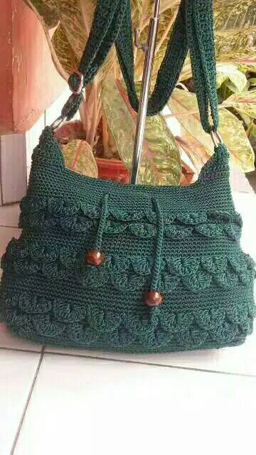 Tas roxy besar / tas rajut / tas wanita / tas selempang / tas