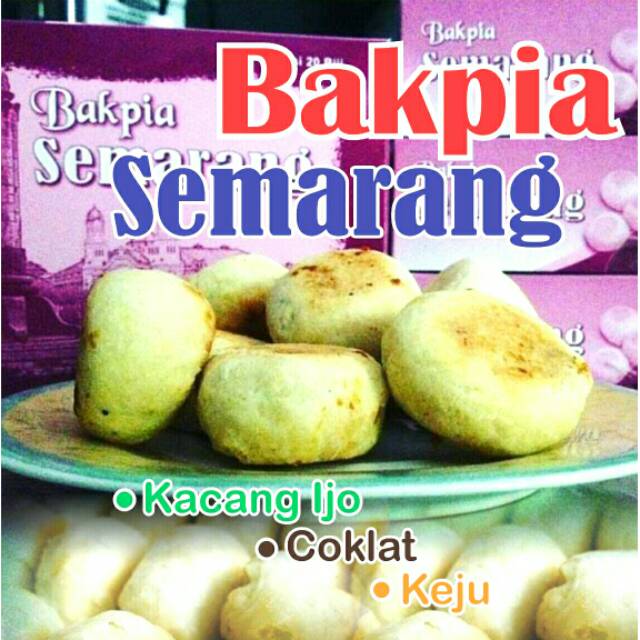 

BAKPIA SEMARANG ada 3 rasa kacang ijo,coklat dan keju