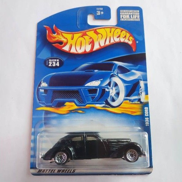hotwheels hot wheels 1936 cord hitam