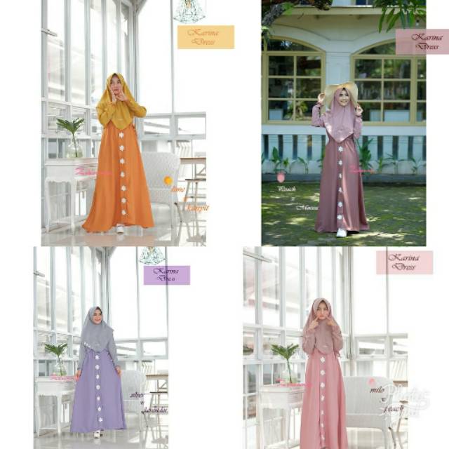 Karina gamis set by zabbania