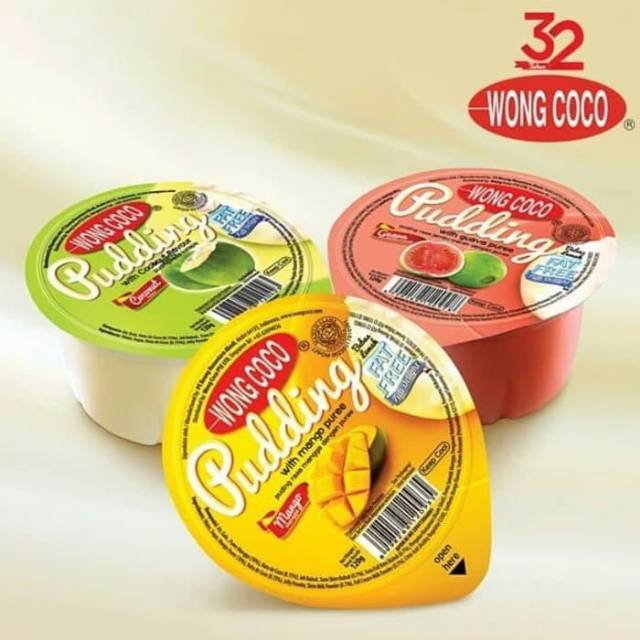 Jual Wong Coco Puding Dengan Rasa Mangga, Guava& Kelapa 120gr | Shopee ...