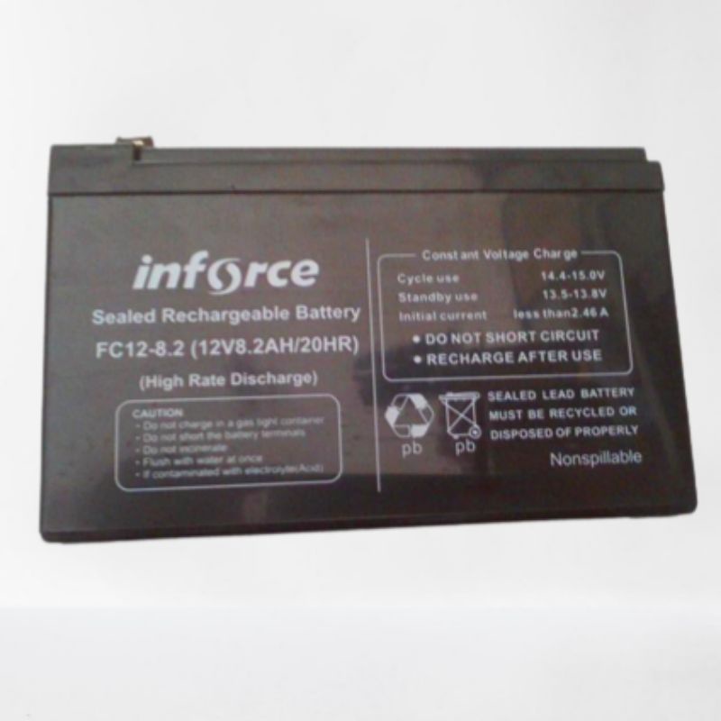 BATERAI UPS INFORCE -,BATTERY UPS INFORCE 12V4.5AH - BATTERY ISI ULANG UPS INFORCE 12V8.2AH