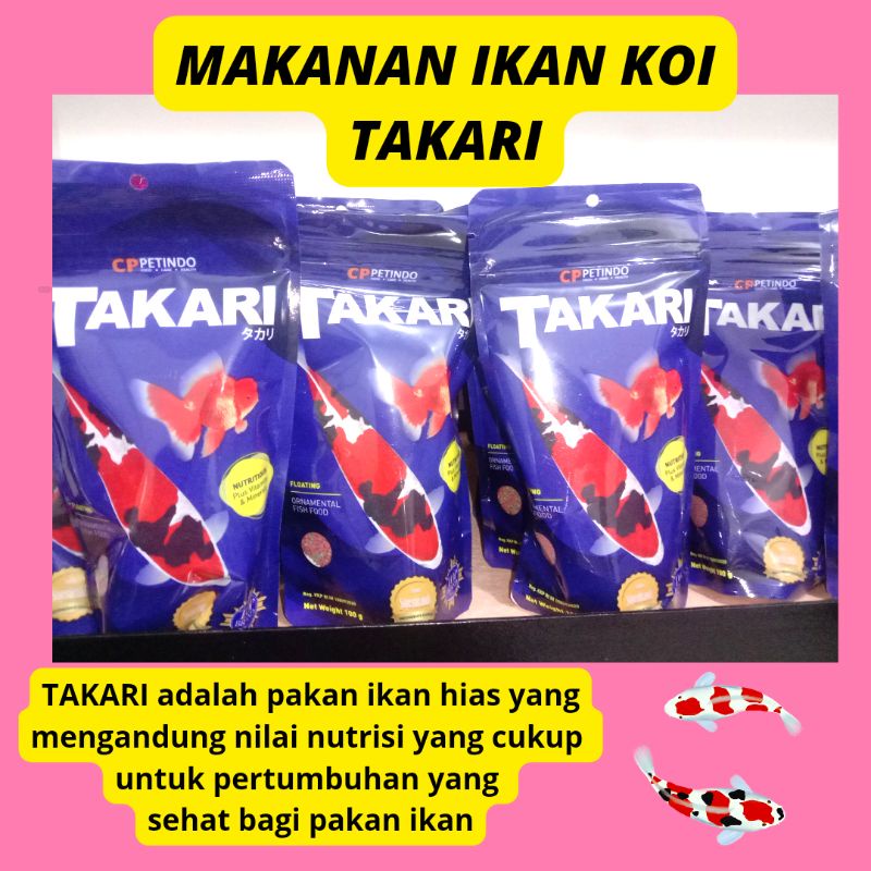 Takari Makanan Ikan Hias Koi