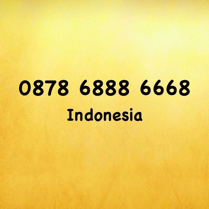 Nomor Cantik XL Bebas Double AAA Tengah - 888 - 666 - 0878 6888 6668