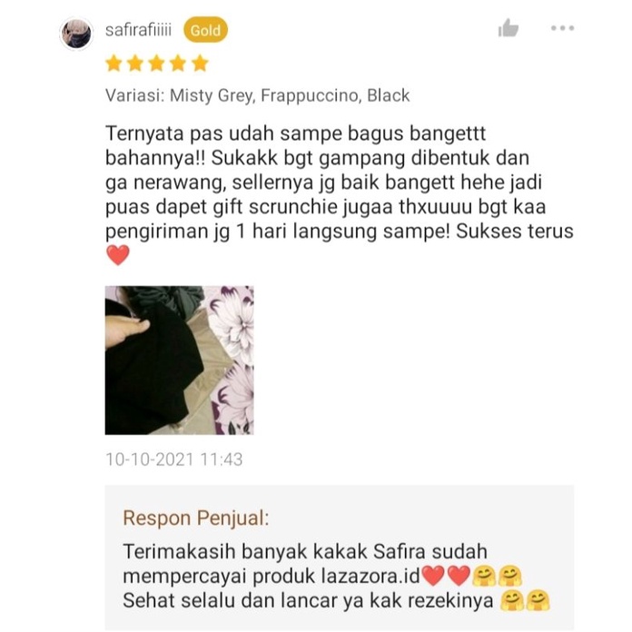 Hijab Segiempat Paris Premium Original Jahit Tepi 115×115 Cm Murah Anti Nerawang Tebal Anti Letoy Anti Mleyot-5