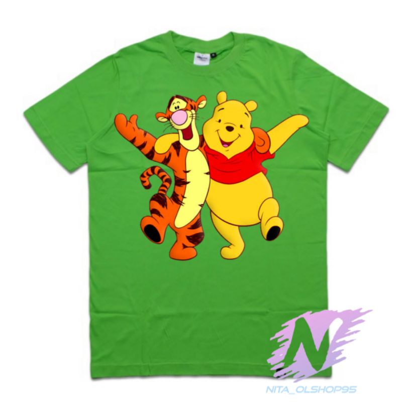 kaos anak kartu Winnie the pooh