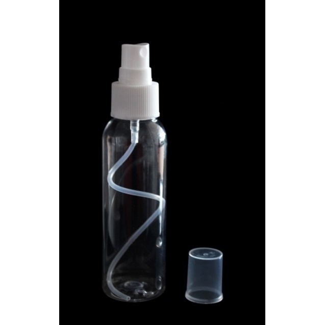 BOTOL PLASTIK PET 100ML SPRAY  / BOTOL SPRAY 100ML / PET 100ML SPRAY NECK 24