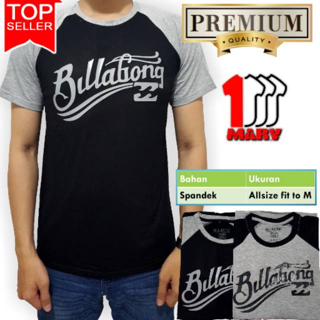 Kaos Oblong Spandek Cowok Baju Pria Murah Distro Pakaian Grosir Billabong Best Seller
