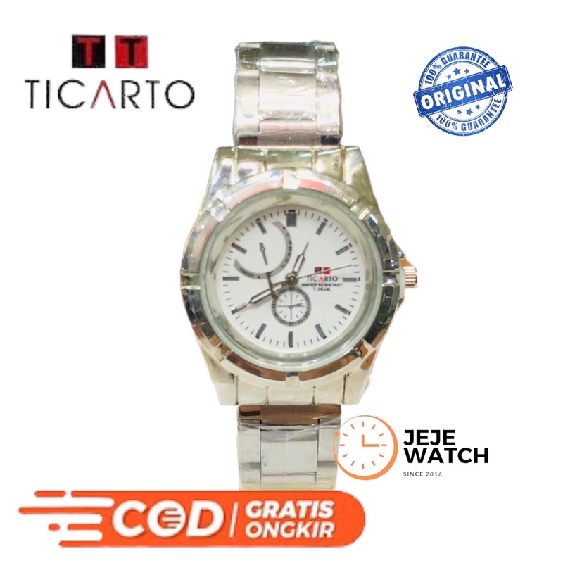 Jam tangan ticarto couple/pasangan