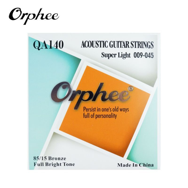 SENAR GITAR AKUSTIK ORPHEE 09 QA140 / QA 140 / ACCOUSTIC / STRING / ORIGINAL / SATU SET