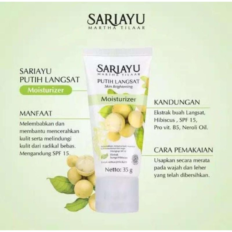 SARIAYU PUTIH LANGSAT MOISTURIZER
