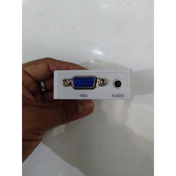 SKU-1084 CONVERTER AV TO VGA BOX MINI / RCA TO VGA / AV2VGA