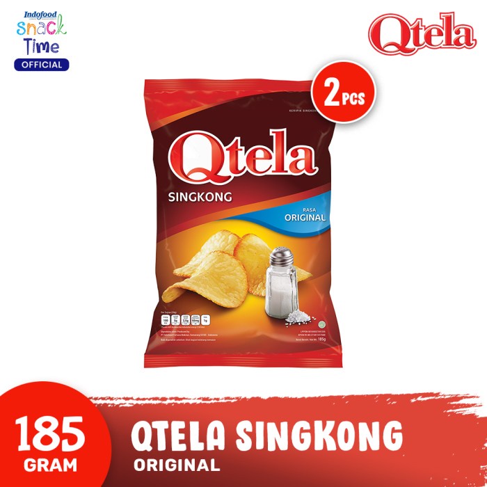 

MURAH Qtela Singkong Original 185 Gr - 2 Pcs