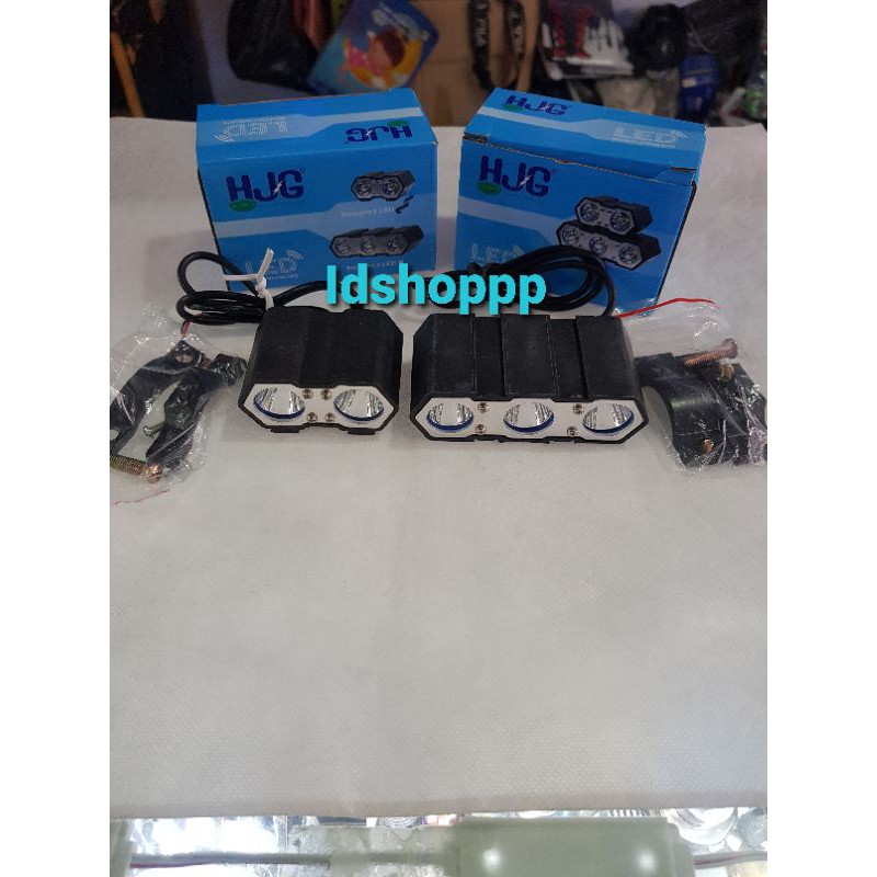 lampu tembak sorot LED Cree OWL mini 3 mata ultrafire untuk semua motor