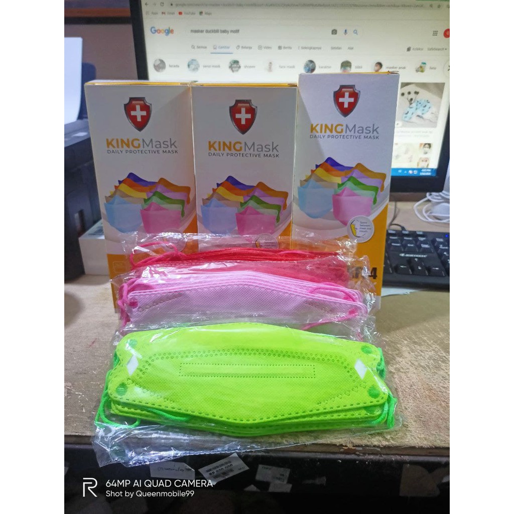 MASKER KN94 4PLY WARNA ISI 20PCS