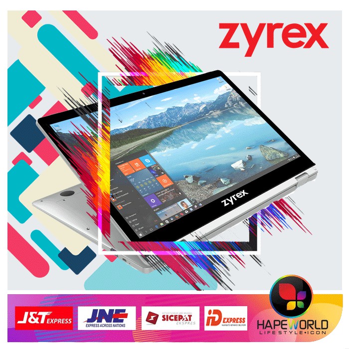 ZYREX SKY 360 MINI TOUCH SCREEN - LAPTOP LAYAR SENTUH RAM 4GB WIN 10