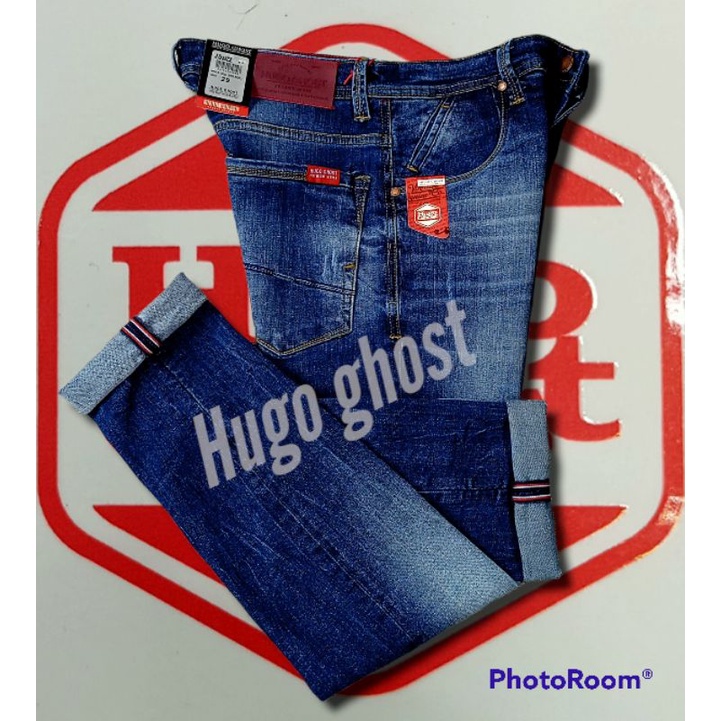 CELANA PANJANG PRIA STRETC DISTRO HUGOGHOST ORIGINAL