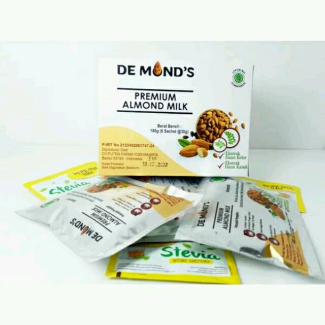 

Bubuk Susu Premium Almond Milk Demond's