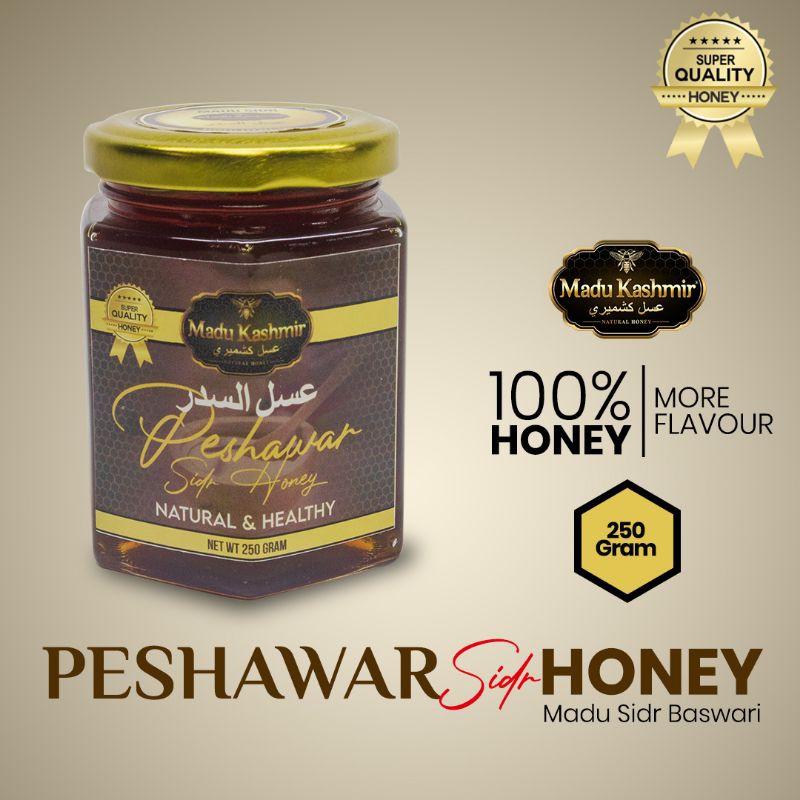 

Madu Sidr Peshawar 250 grm | Madu Baswari | Madu Asli | Madu Kashmir