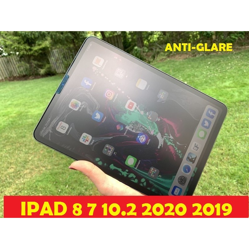 ANTI GORES GLARE IPAD 7 10.2 inc /IPAD 8 10.2 inc 2020 ANTI GORES SILVER LENTUR GLARE ANTI MINYAK